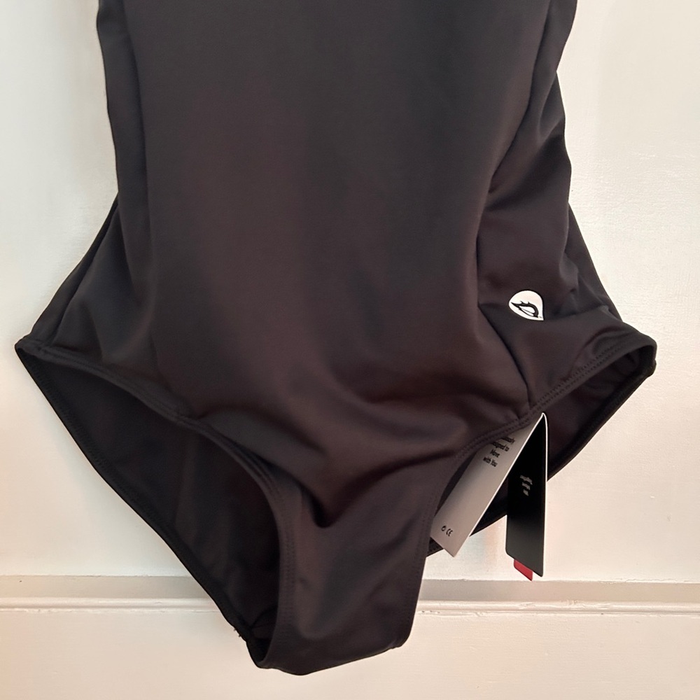 BNWT Bayleaf Black One Piece Bathing Suit Size 36 (M) - Picture 10 of 12